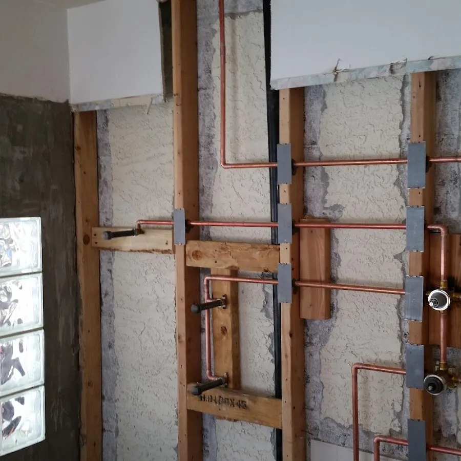 Copper pipe installation for Burst Pipe Repair in Stafford
