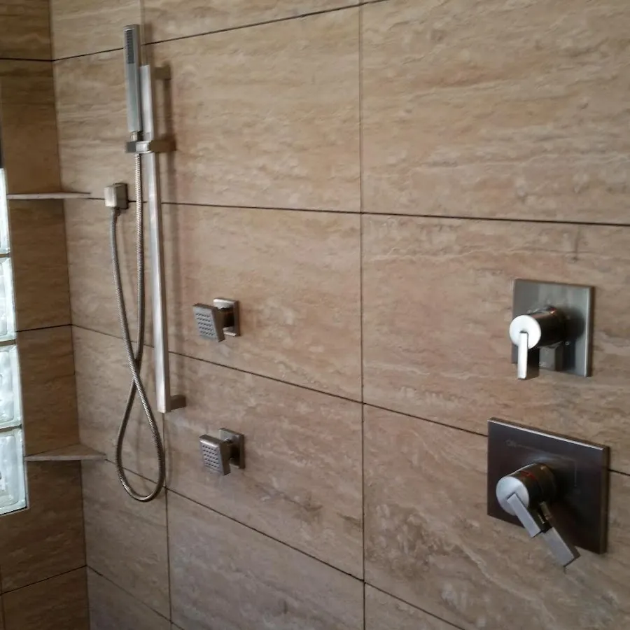 Shower fixture installation for Water Heater Replacement in Stafford